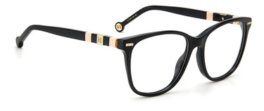 Designer Women Carolina Herrera Eyeglasses: CH 0050 - Black Pink(2)- SpecSMART Eye Clinic (Diagonal View)